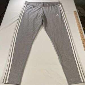 Adidas Essentials Women’s 3-Stripes high-waisted single jersey leggings 2XLL